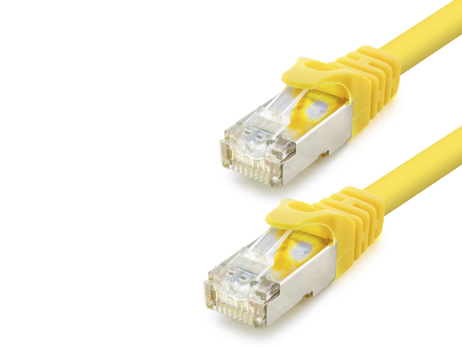 Cat7 Ethernet Patch Kablosu 10 Gbps 600 Mhz 1.5 M - Sarı HDX5104