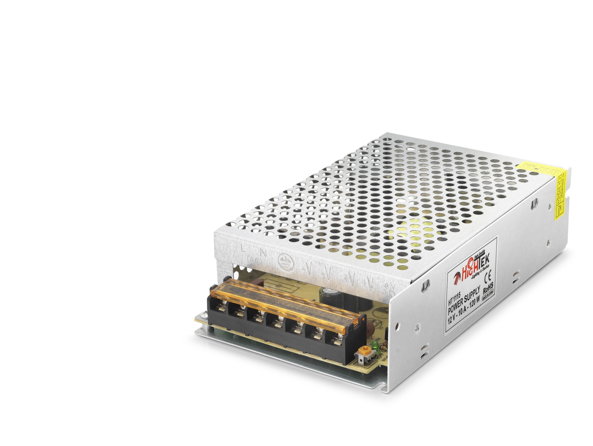 12V 10A 120W Led / Kamera Adaptörü- Gümüş HT1115