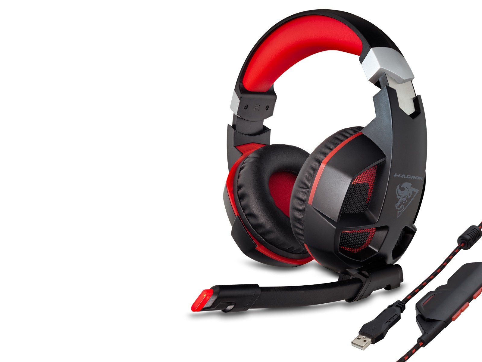 G59 Kulaklık Usb 7.1 Ps4 Uyumlu Led - Siyah Kırmızı