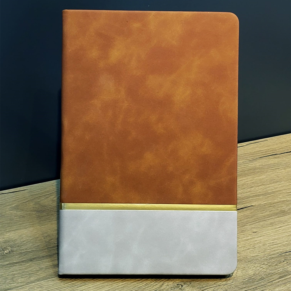 Çizgili Deri Defter Taba