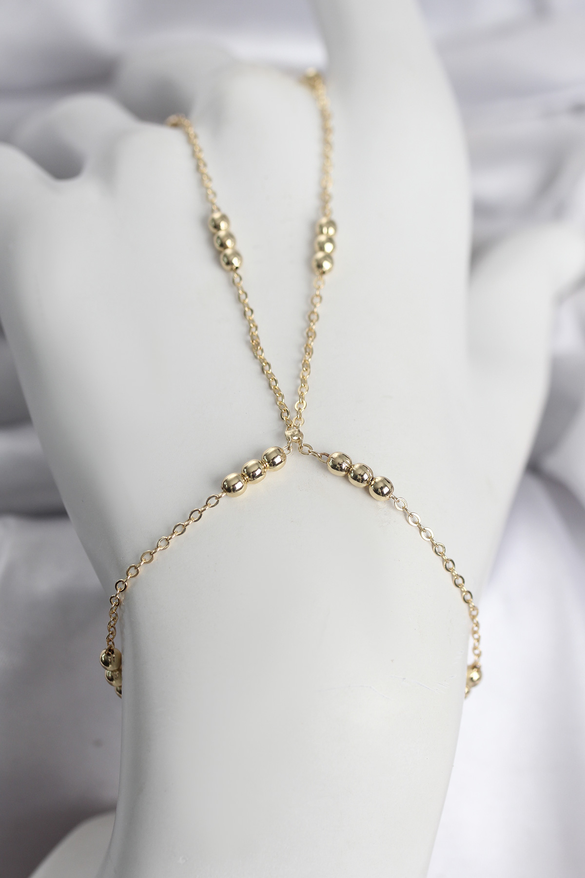 316L Çelik Top Zincirli Gold Renk Kadın Şahmeran - TJ-SN745