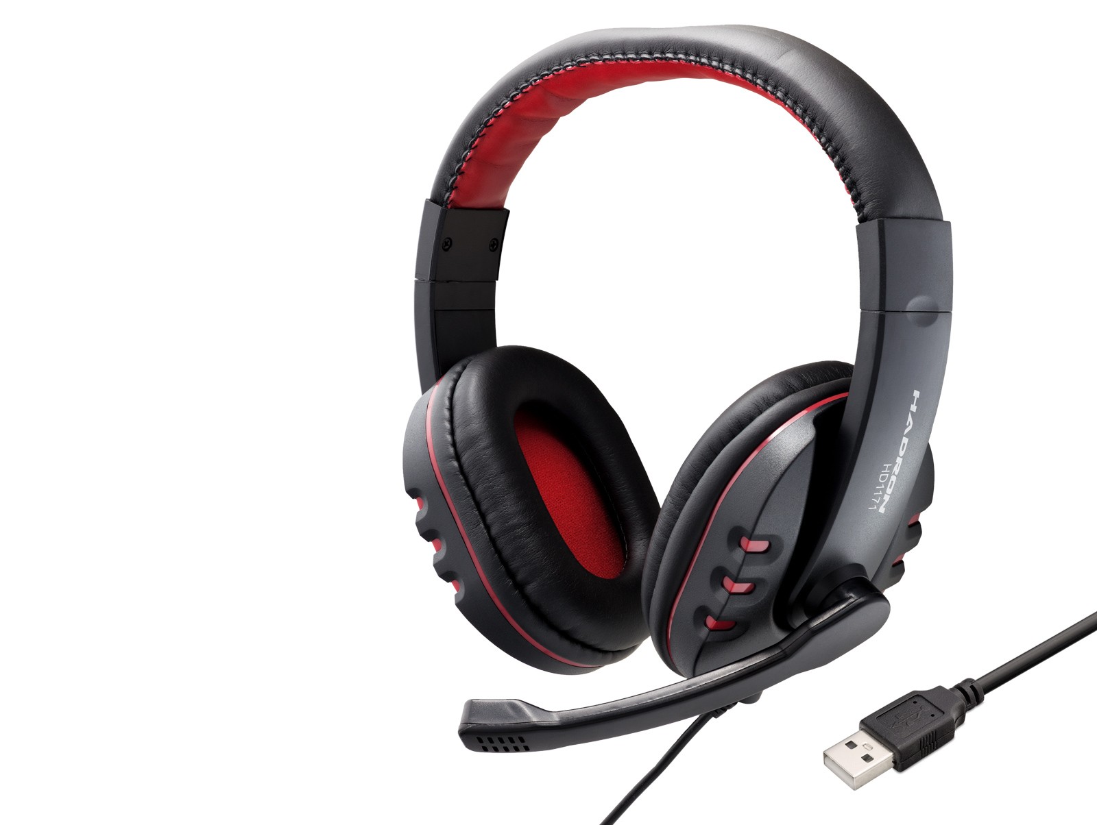Kulaklık Usb Ps4 Uyumlu - Siyah Kırmızı HD1171