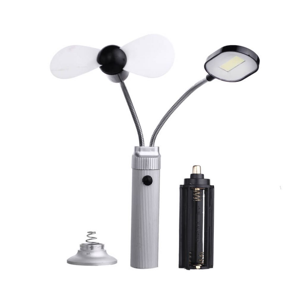 Şarjlı Pervaneli Mıknatıslı LED Masa Lambası Taşınabilir Çok Fonksiyonlu Aydınlatma WT-093