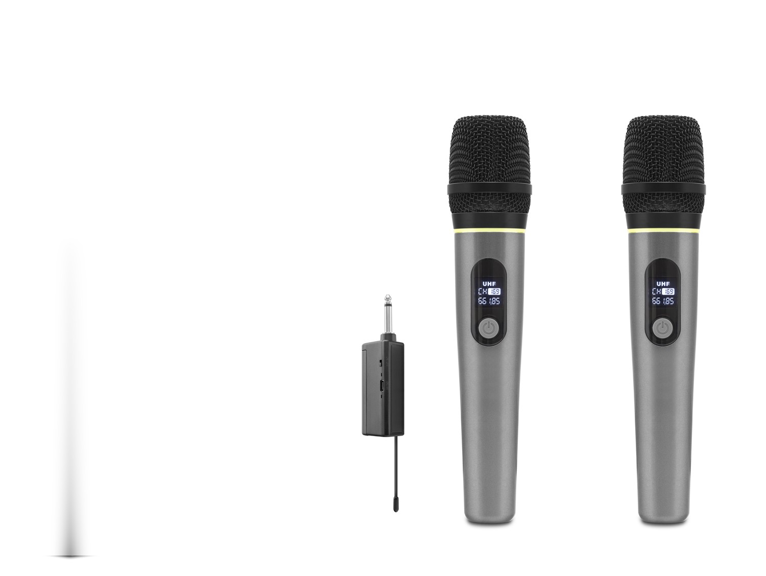 Profesyonel Kablosuz Uhf 2 Mikrofonlu Set 6.35 Mm - Gri HDX2791G