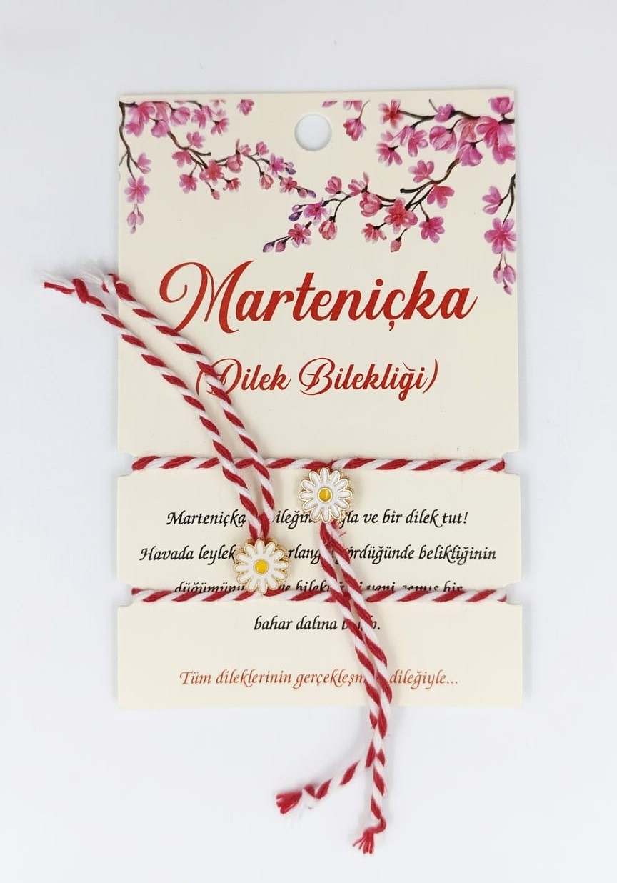 Marteniçka Bileklik 2'li Papatya Model