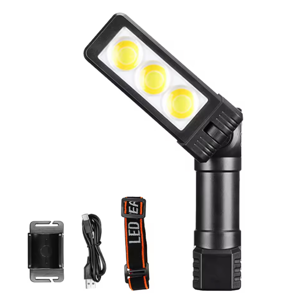 Şarjlı Mıknatıslı Çalışma Lambası | Kafa Işığı &amp; LED Aydınlatma WT-706