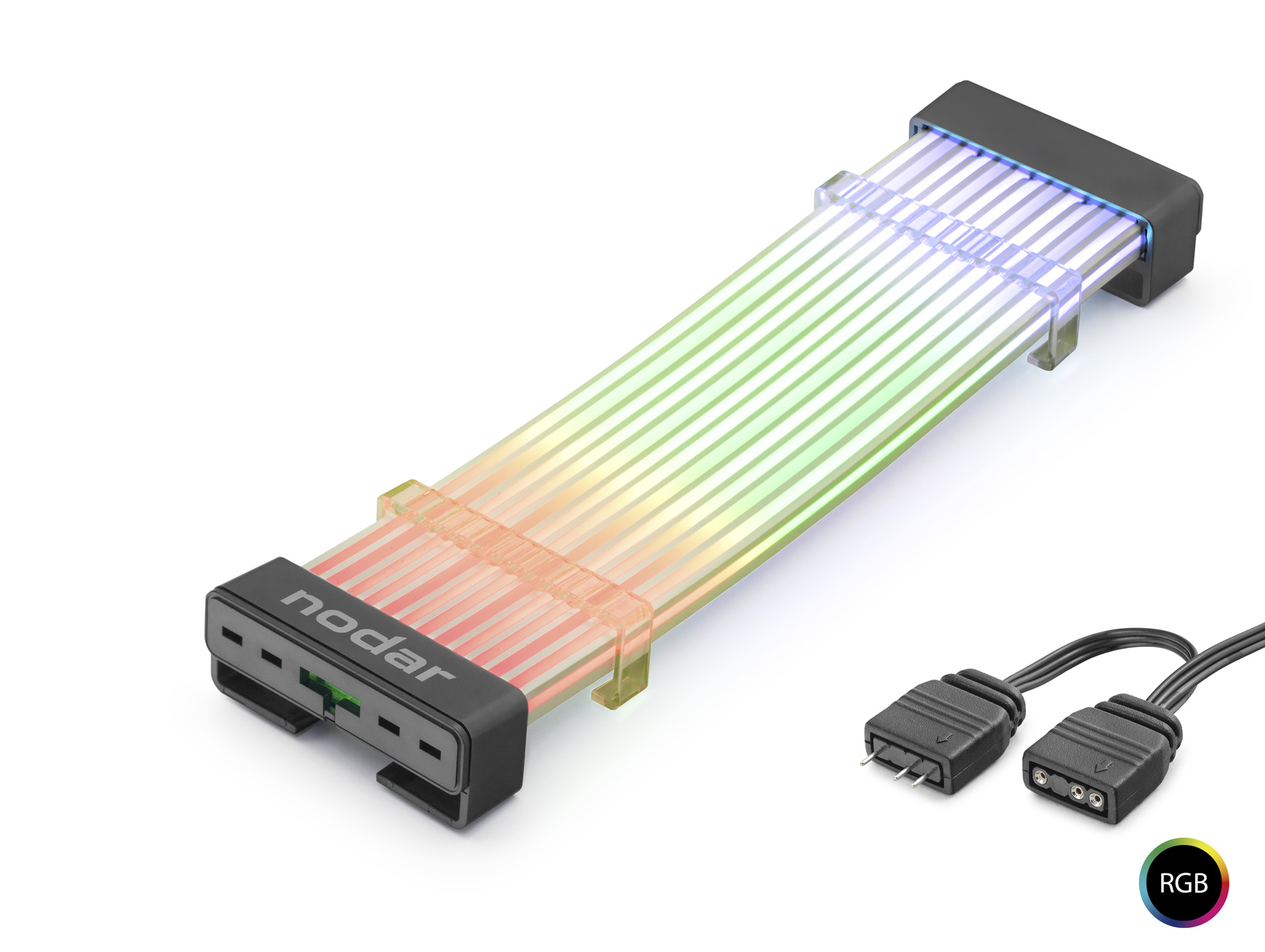 24 Pin Argb Anakart Güç Uzatma Kablosu Bükülebilir 2 Mm 54 60 Led Siyah ND2801B