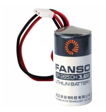 ER26500H Kablolu Konnektörlü (51005-2P) 3.6V Pil (Li-SOCL2)