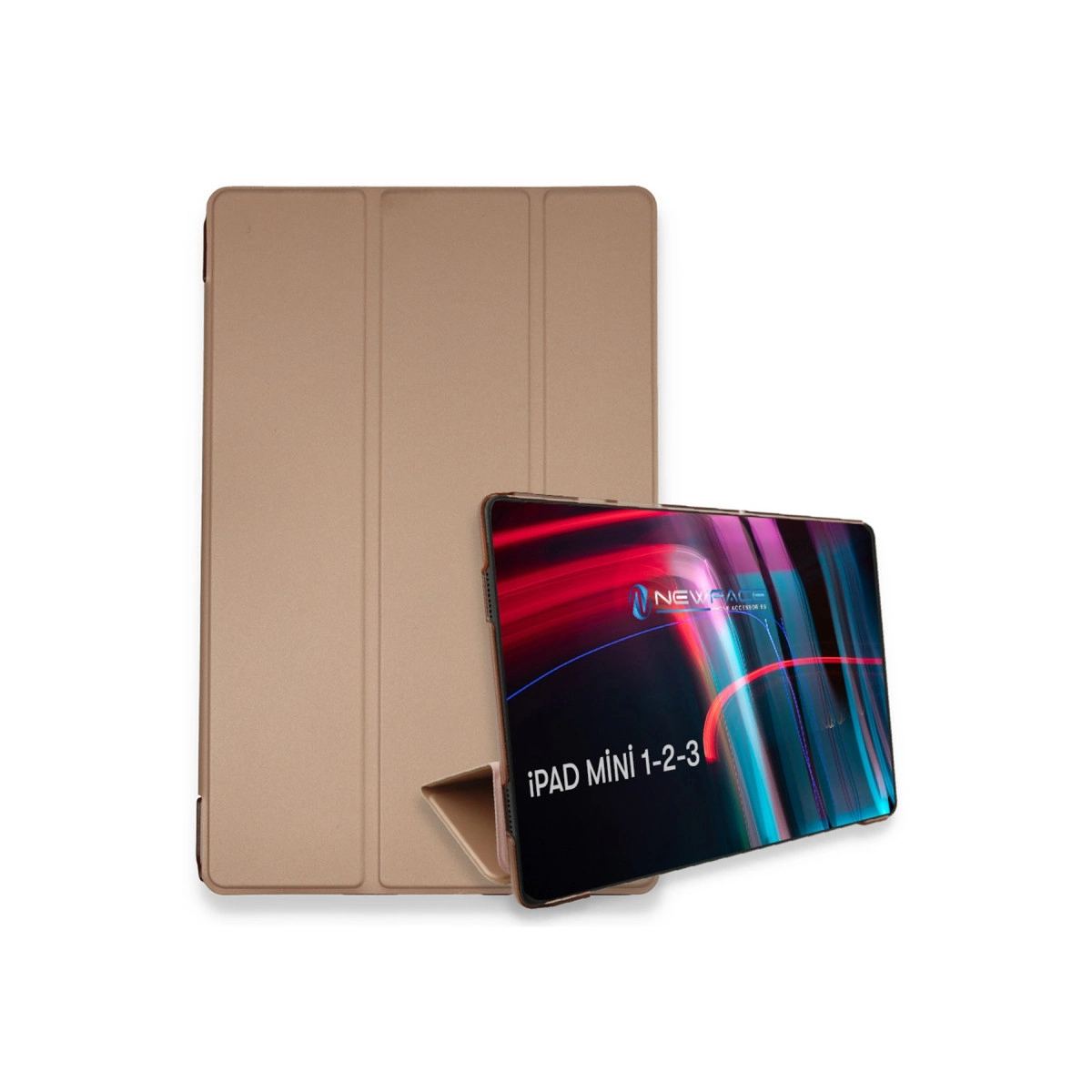 Apple İpad Mini 3 Kılıf Tablet Smart Kılıf - Rose Gold