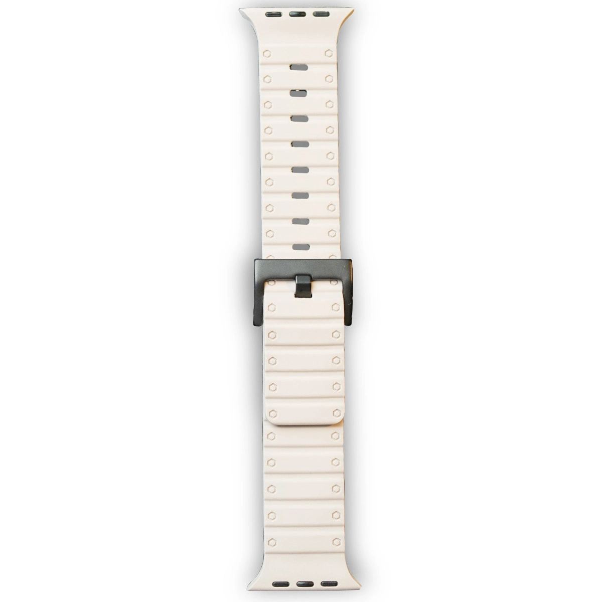 Apple Watch 42mm Magnus Mıknatıslı Silikon Kordon (saat Değildir) - Yıldız Işığı