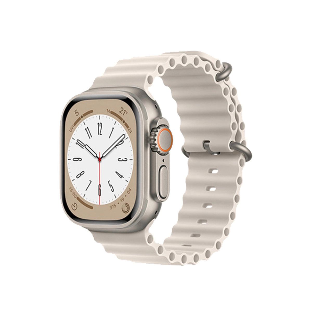 Apple Watch 42mm Ocean Kordon - Krem