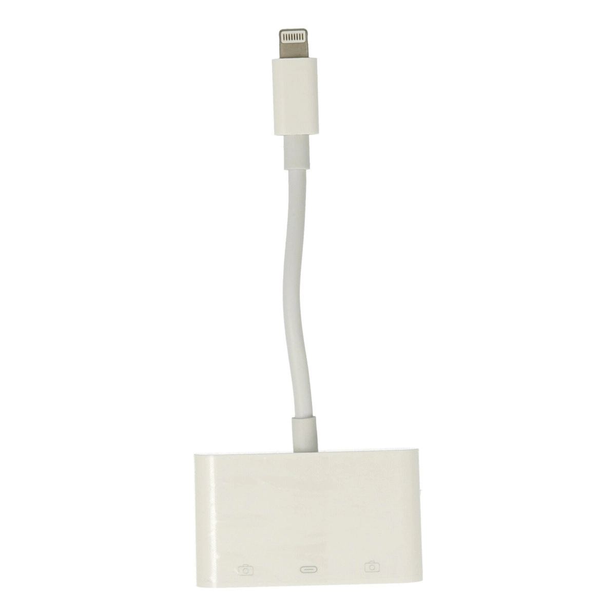 Apr23 Iphone Otg 3in1 - Beyaz