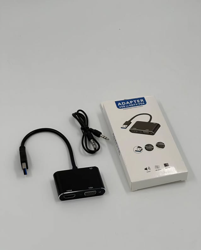 Usb Hdmi+Vga+Aux Çevirici ZR702