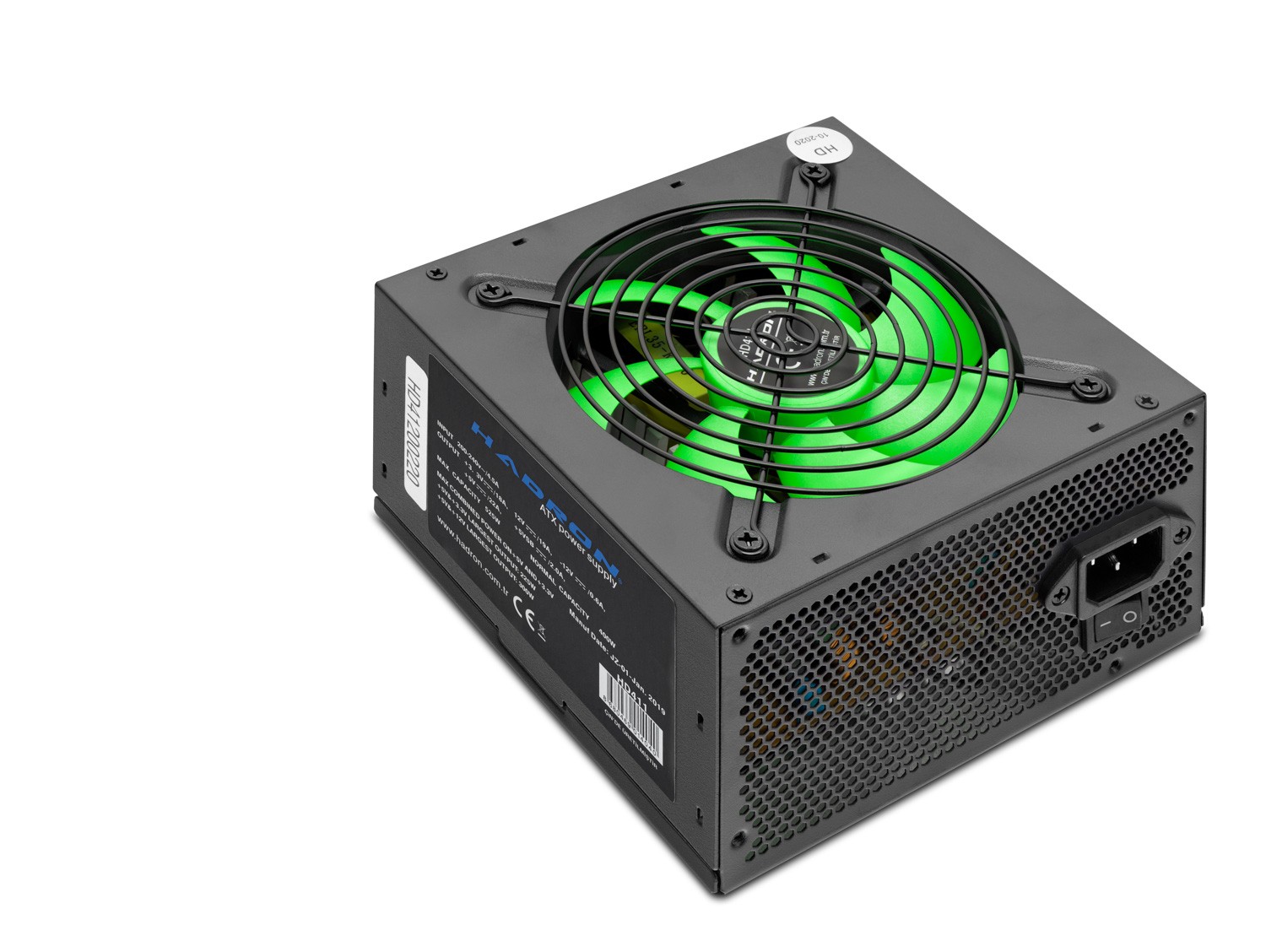 400W Atx Pc Güç Kaynağı Psu - 12Cm Fan - Kutulu - Siyah HD411