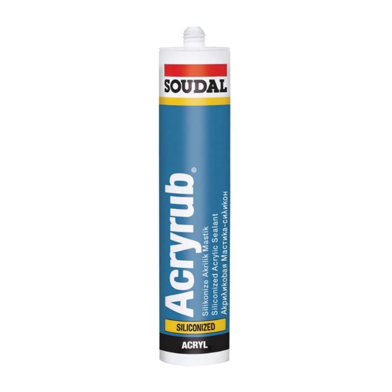 Soudal Silikonize Mastik Yapıştırıcı Altınmeşe Renk 500gr Duşakabin Pencere Derz Su Geçirmez Boyanır