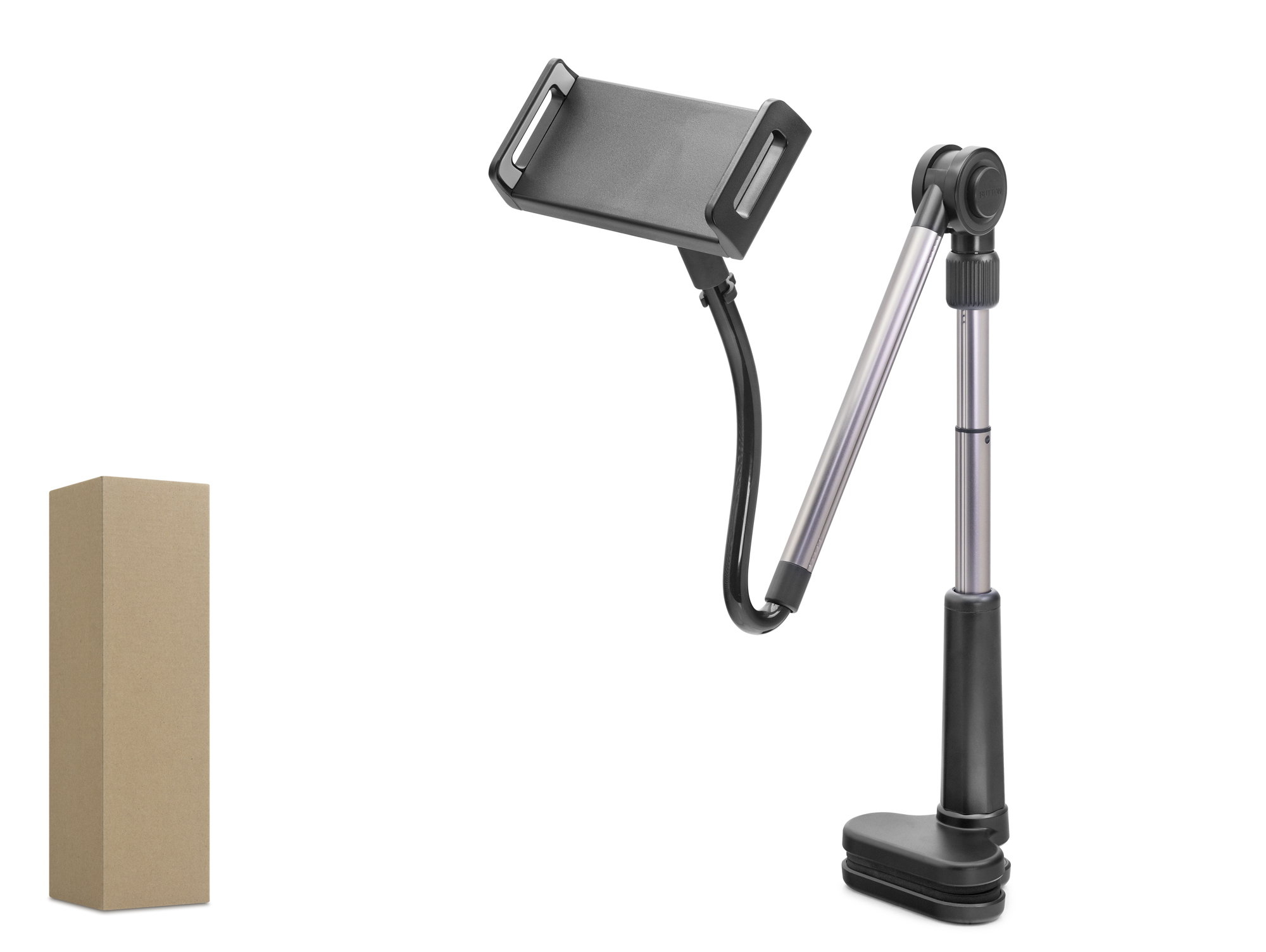 Teleskopi̇k Mafsalli Masa Kenari Telefon Ve Tablet Standi - Siyah ND1053