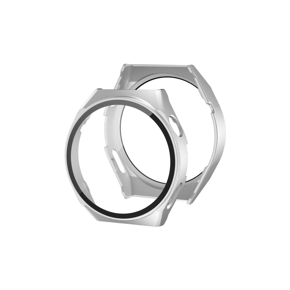 Huawei Watch Gt3 46mm Dota Camlı Kasa Ekran Koruyucu - Gümüş