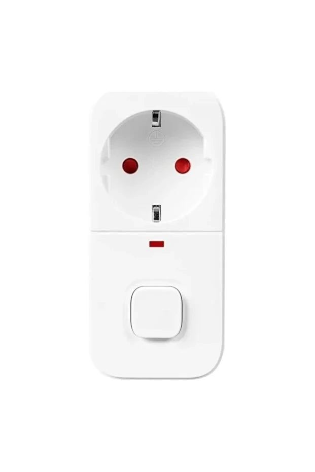 Isıya Duyarlı Devre Ve Akım Korumalı Duvar Tekli Anahtarlı Priz Fiş 16a/250v 750