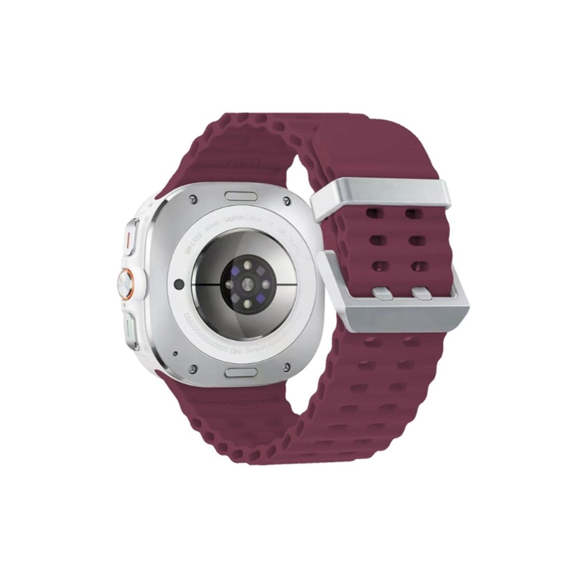Watch 7 Ultra Kr417 Rug Silikon Kordon - Mor