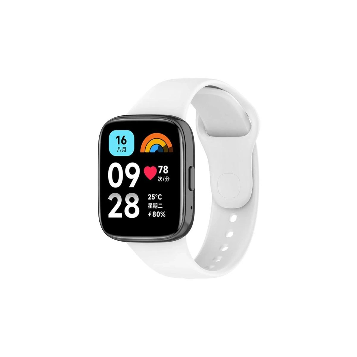 Xiaomi Redmi Watch 3 Active Klasik Kordon - Beyaz