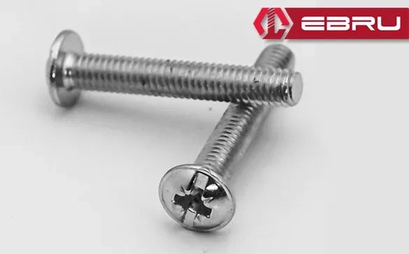 Yuvarlak Yıldız Başlı Rysb Kulp Vidası, Civata M4x22 - 50 Adet